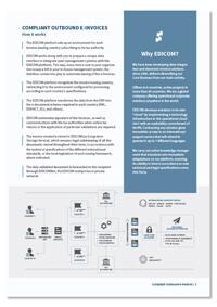 Compliant outbound e-Invoices